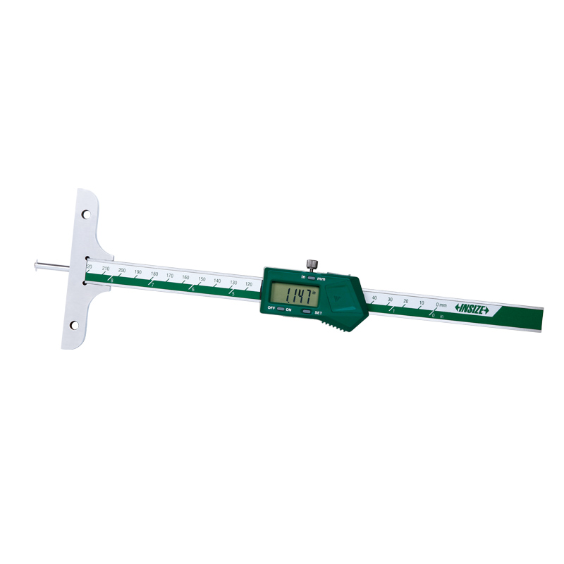 Digital Depth Gauges With Round Depth Bar